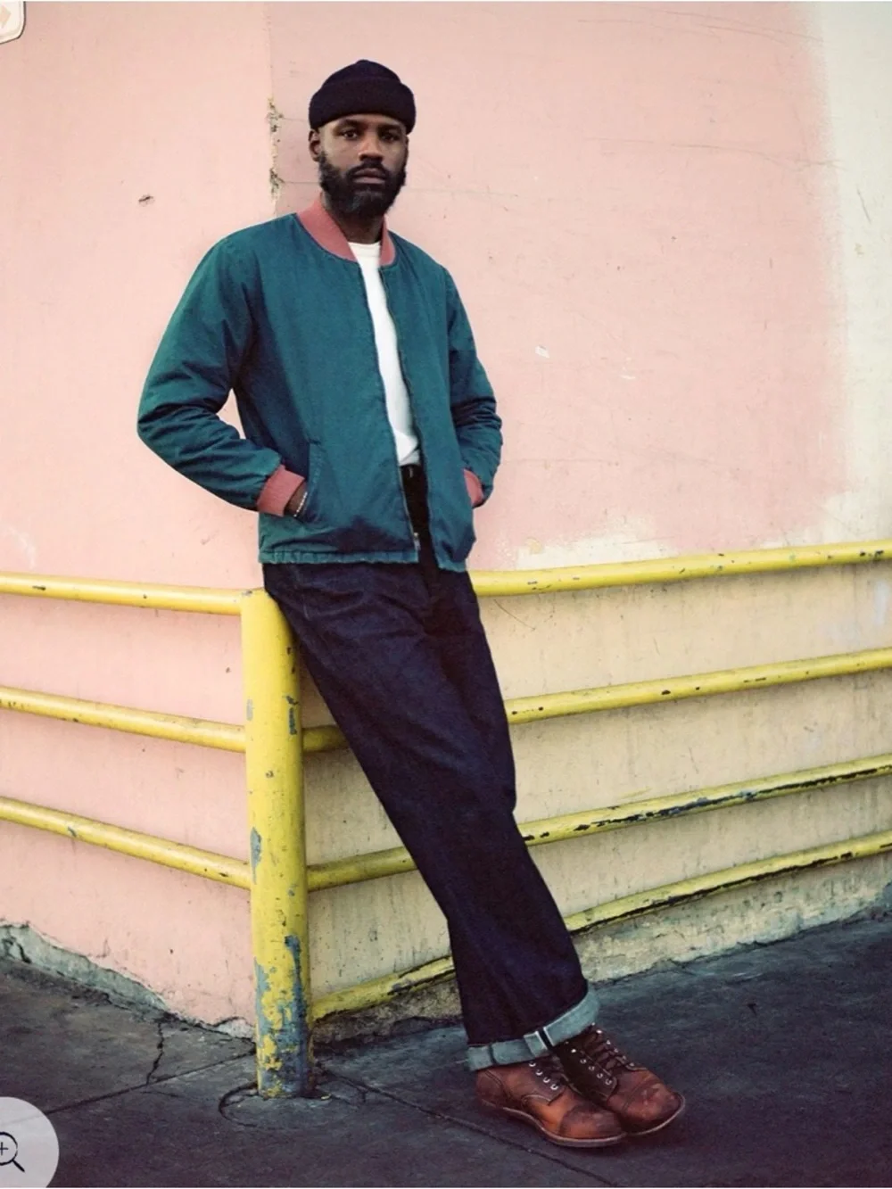 Imogene + Willie quilt lined bomber in juniper XL - Picture 9 of 11